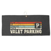 Life Is Better With Valet Parking Large Microfiber Waffle Golf Towel