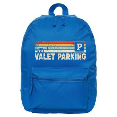 Life Is Better With Valet Parking 16 in Basic Backpack