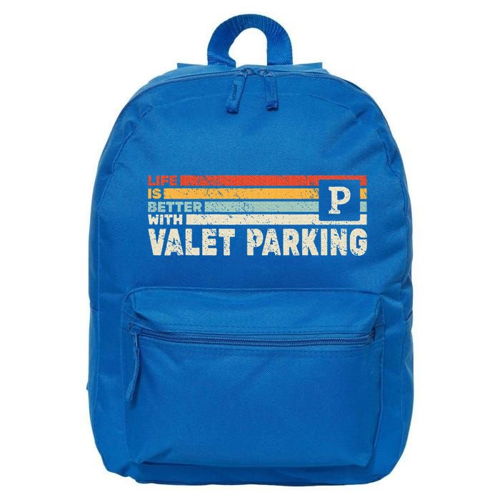 Life Is Better With Valet Parking 16 in Basic Backpack
