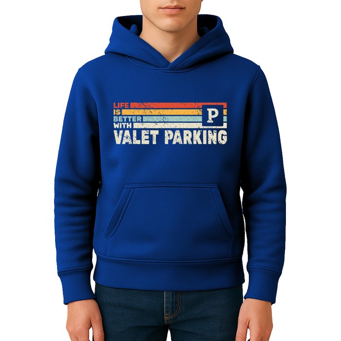 Life Is Better With Valet Parking Kids Hoodie