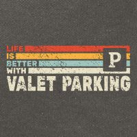 Life Is Better With Valet Parking Cotton Canvas Backpack