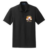Life Is Better When Your Laughing Retro Skull Dry Zone Grid Polo