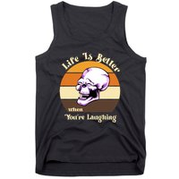Life Is Better When Your Laughing Retro Skull Tank Top