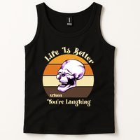 Life Is Better When Your Laughing Retro Skull Tank Top