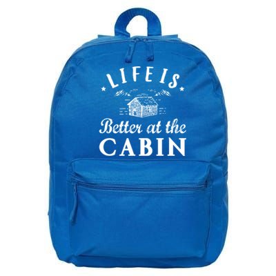 Life Is Better At The Cabin Gift 16 in Basic Backpack