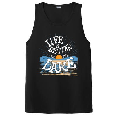 Life Is Better At The Lake House Summer Tops Decor Gift PosiCharge Competitor Tank