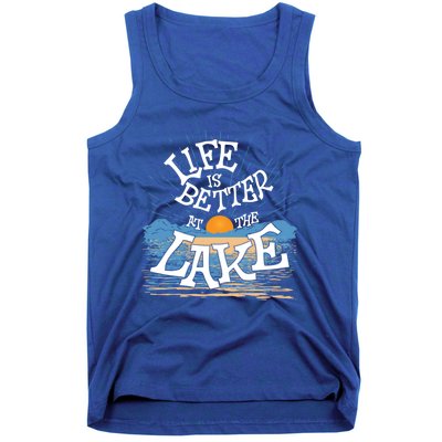 Life Is Better At The Lake House Summer Tops Decor Gift Tank Top