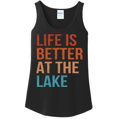 Life Is Better At Lake Lanier Fishing Boating Gift Ladies Essential Tank