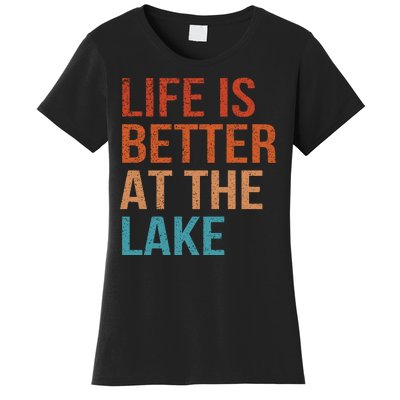 Life Is Better At Lake Lanier Fishing Boating Gift Women's T-Shirt