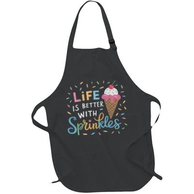 Life Is Better With Sprinkles Ice Cream Sweet Treats Apron