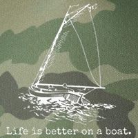 Life Is Better On A Boat Sailboat Sketch Cool Sailing Gifts Legacy Tie Dye Trucker Hat