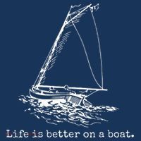Life Is Better On A Boat Sailboat Sketch Cool Sailing Gifts Toddler Hoodie