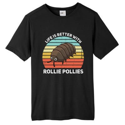 Life Is Better With Rollie Pollies Funny Entomologist Tall Fusion ChromaSoft Performance T-Shirt