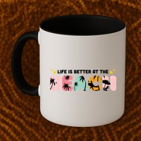 Life Is Better At The Beach Summer Tropical Mug