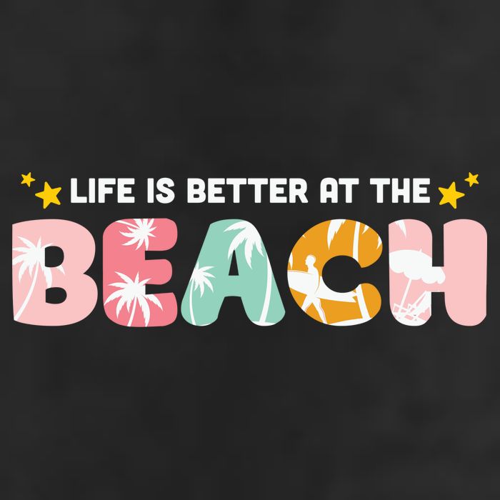 Life Is Better At The Beach Summer Tropical 15oz Campfire Ceramic Mug