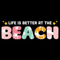 Life Is Better At The Beach Summer Tropical Wool Snapback Cap