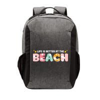 Life Is Better At The Beach Summer Tropical Vector Backpack