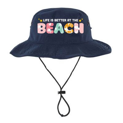 Life Is Better At The Beach Summer Tropical Bucket Hat