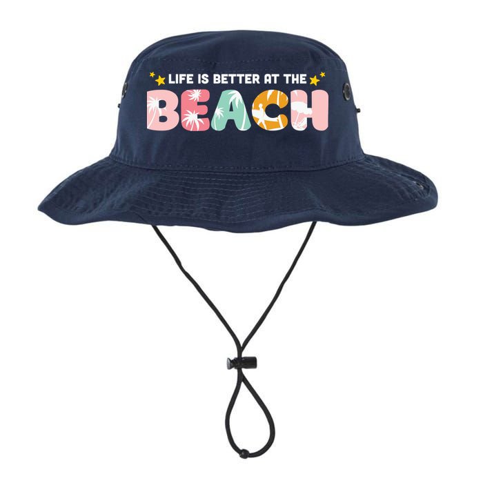 Life Is Better At The Beach Summer Tropical Bucket Hat