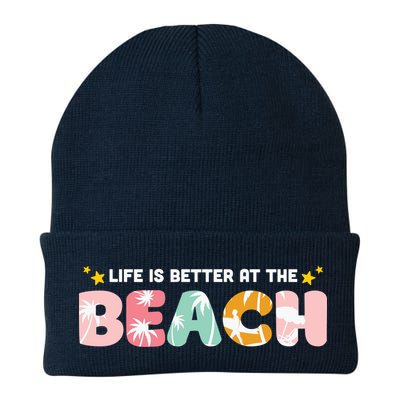 Life Is Better At The Beach Summer Tropical Beanie