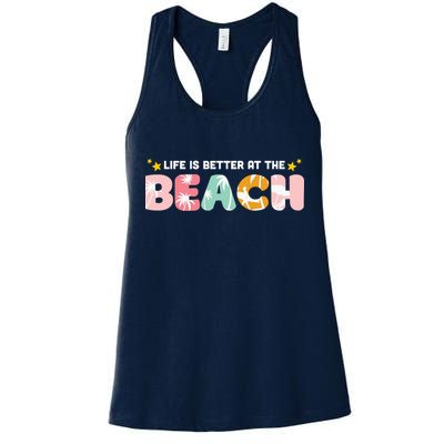 Life Is Better At The Beach Summer Tropical Womens Tank Top
