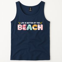 Life Is Better At The Beach Summer Tropical Tank Top