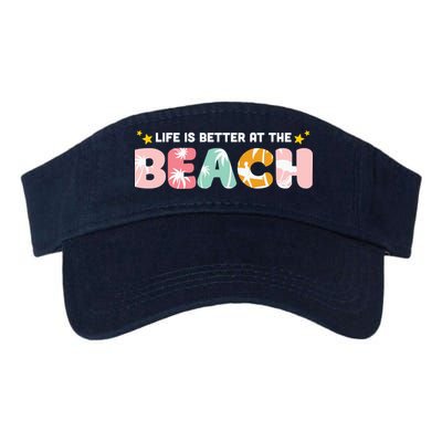 Life Is Better At The Beach Summer Tropical Visor