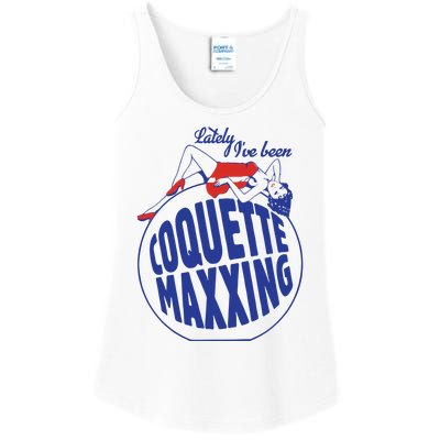 Lately I’Ve Been Coquette Maxxing Ladies Essential Tank