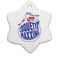 Lately I’Ve Been Coquette Maxxing Ceramic Star Ornament