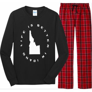 Life is Better in Idaho Long Sleeve Pajama Set