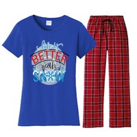 Life Is Better With Snow Gift Women's Flannel Pajama Set