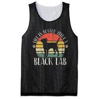 Life is Better with Labrador Retro Golden Black Lab Dad Mom Mesh Reversible Basketball Jersey Tank