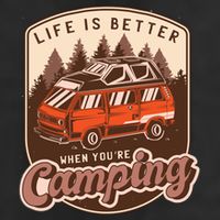 Life Is Better When You're Camping Vintage Tumbler