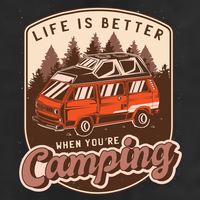 Life Is Better When You're Camping Vintage Tumbler
