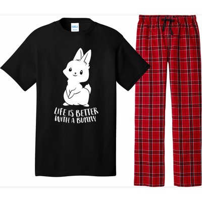 Life Is Better With A Bunny Cute Bunny Rabbit Lover Gift Pajama Set