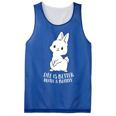 Life Is Better With A Bunny Cute Bunny Rabbit Lover Gift Mesh Reversible Basketball Jersey Tank