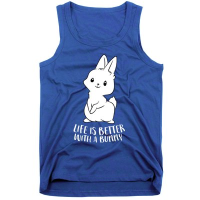 Life Is Better With A Bunny Cute Bunny Rabbit Lover Gift Tank Top