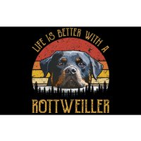 Life Is Better With A Rottweiler Dog Lover Gift Bumper Sticker