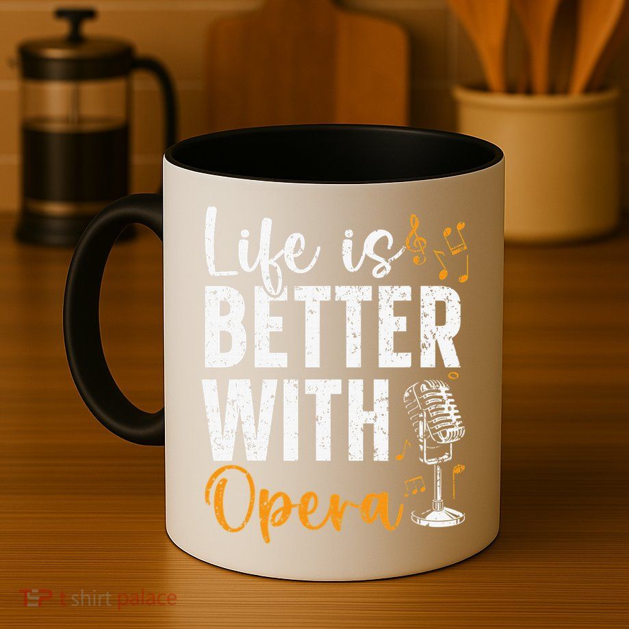 Life Is Better With Opera Music Voice Theater Opera Singer Mug