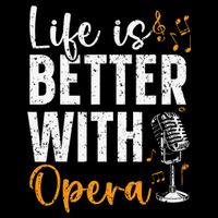 Life Is Better With Opera Music Voice Theater Opera Singer Wool Snapback Cap