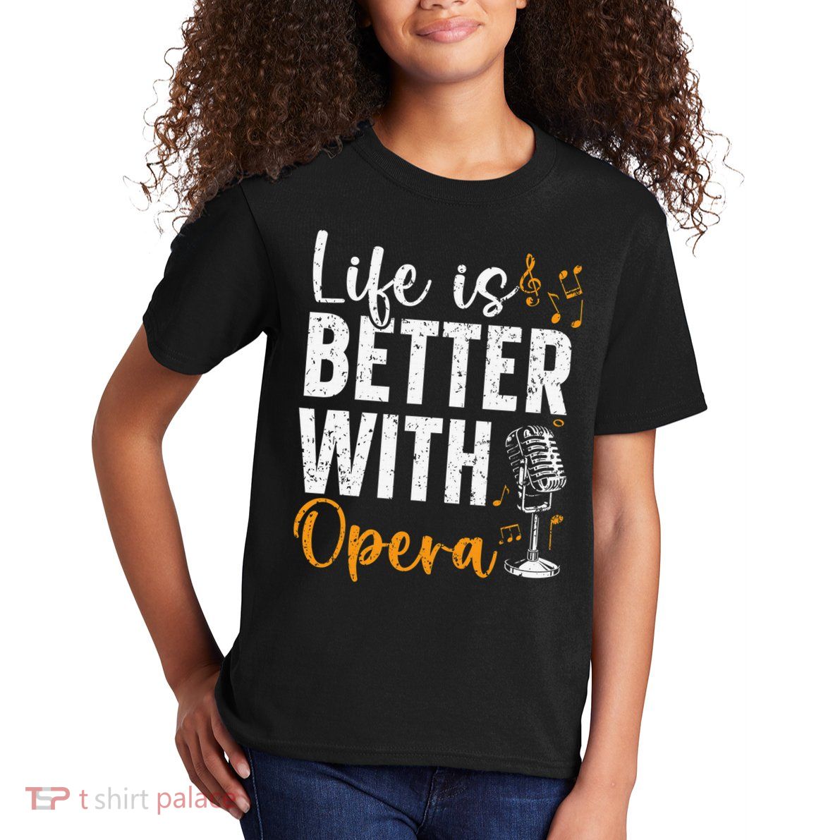 Life Is Better With Opera Music Voice Theater Opera Singer Kids T-Shirt