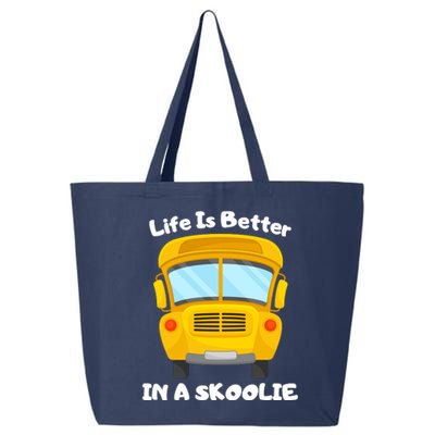 Life Is Better In A Skoolie Funny Skoolie 25L Jumbo Tote