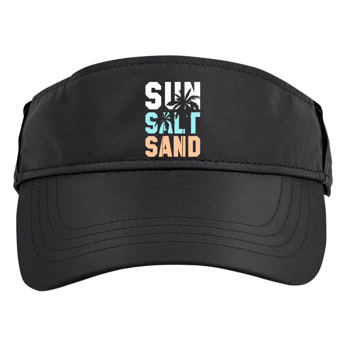 Life Is Better At The Beach Vacation Sun Salt Sand Adult Drive Performance Visor