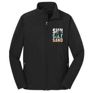 Life Is Better At The Beach Vacation Sun Salt Sand Core Soft Shell Jacket