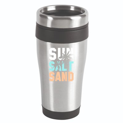 Life Is Better At The Beach Vacation Sun Salt Sand 16oz Travel Tumbler