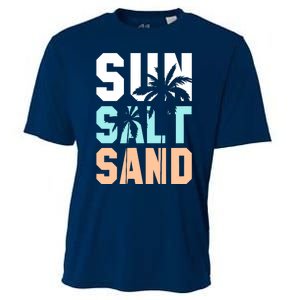 Life Is Better At The Beach Vacation Sun Salt Sand Cooling Performance Crew T-Shirt