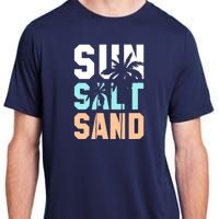 Life Is Better At The Beach Vacation Sun Salt Sand Adult ChromaSoft Performance T-Shirt