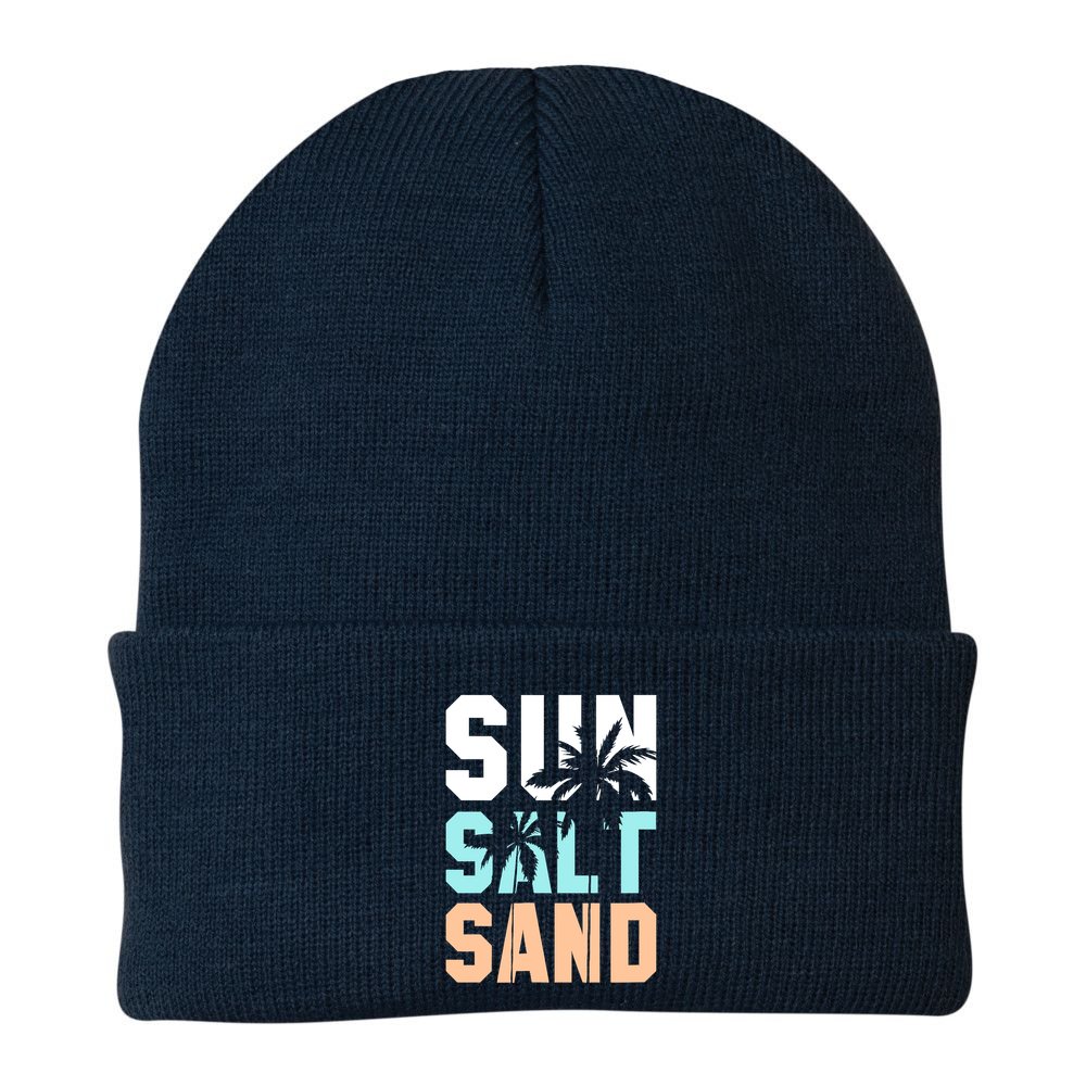 Life Is Better At The Beach Vacation Sun Salt Sand Beanie