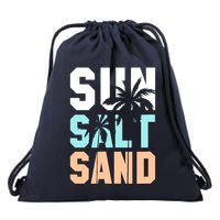 Life Is Better At The Beach Vacation Sun Salt Sand Drawstring Bag
