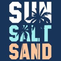 Life Is Better At The Beach Vacation Sun Salt Sand Drawstring Bag